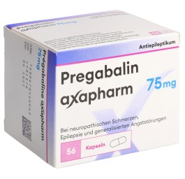 PREGABALINE axapharm caps 75 mg 56 pce
