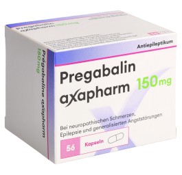PREGABALINE axapharm caps 150 mg 56 pce
