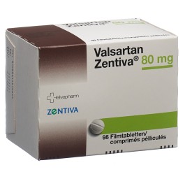 VALSARTAN Zentiva cpr pell 80 mg 98 pce