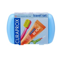 CURAPROX travel set bleu