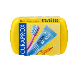CURAPROX travel set jaune