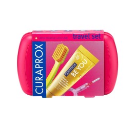 CURAPROX travel set magenta
