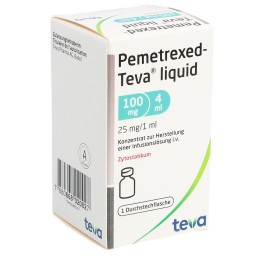 PEMETREXED Teva liquid 100 mg/4ml flac