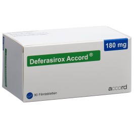 DEFERASIROX Accord cpr pell 180 mg 90 pce