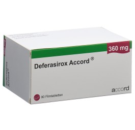 DEFERASIROX Accord cpr pell 360 mg 90 pce