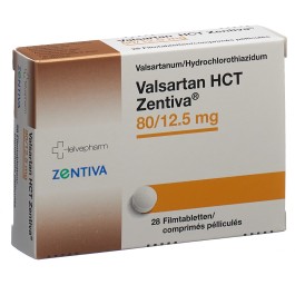 VALSARTAN HCT Zentiva cpr pell 80/12.5mg 28 pce