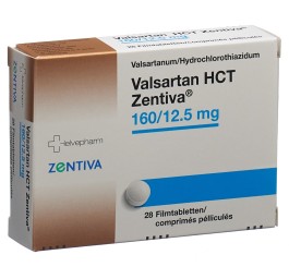 VALSARTAN HCT Zentiva cpr pell 160/12.5mg 28 pce