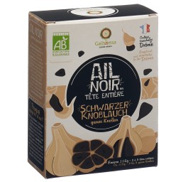 GAIHAMSA ail noir têtes entières bio 2 pce