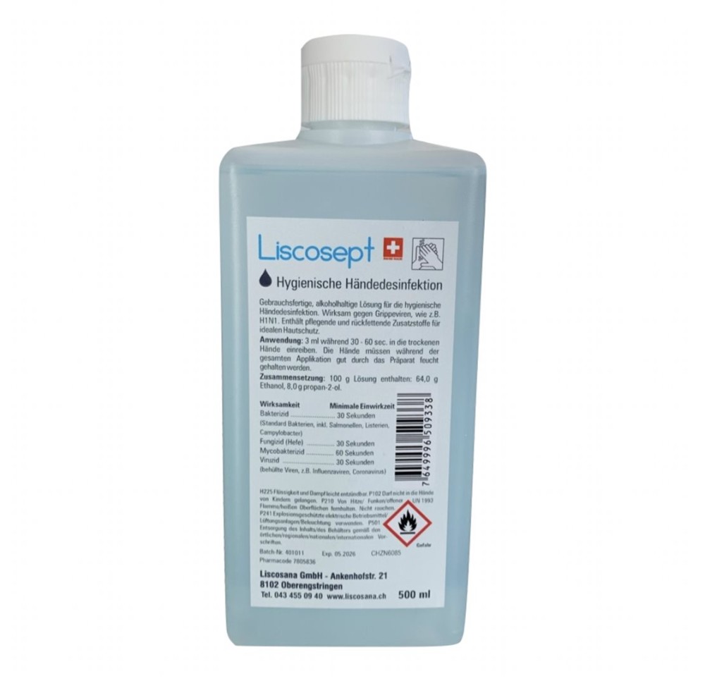 LISCOSEPT désinfectant mains VS fl 500 ml