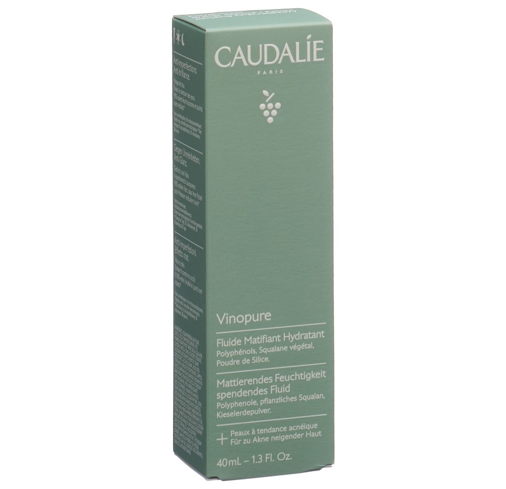 CAUDALIE VINOPURE Fluide Matif Hydratant 40 ml CAUDALIE VINOPURE Fluide Matif Hydratant 40 ml