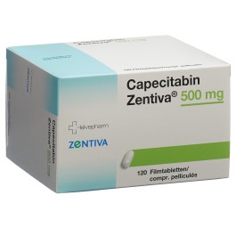 CAPECITABIN Zentiva cpr pell 500 mg 120 pce