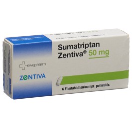 SUMATRIPTAN Zentiva cpr pell 50 mg 6 pce