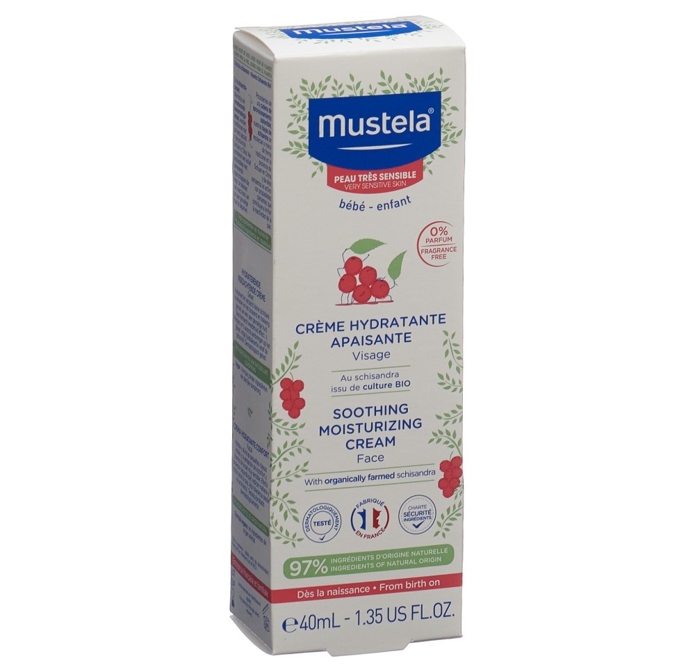 MUSTELA Crème visage apaisante tb 40 ml