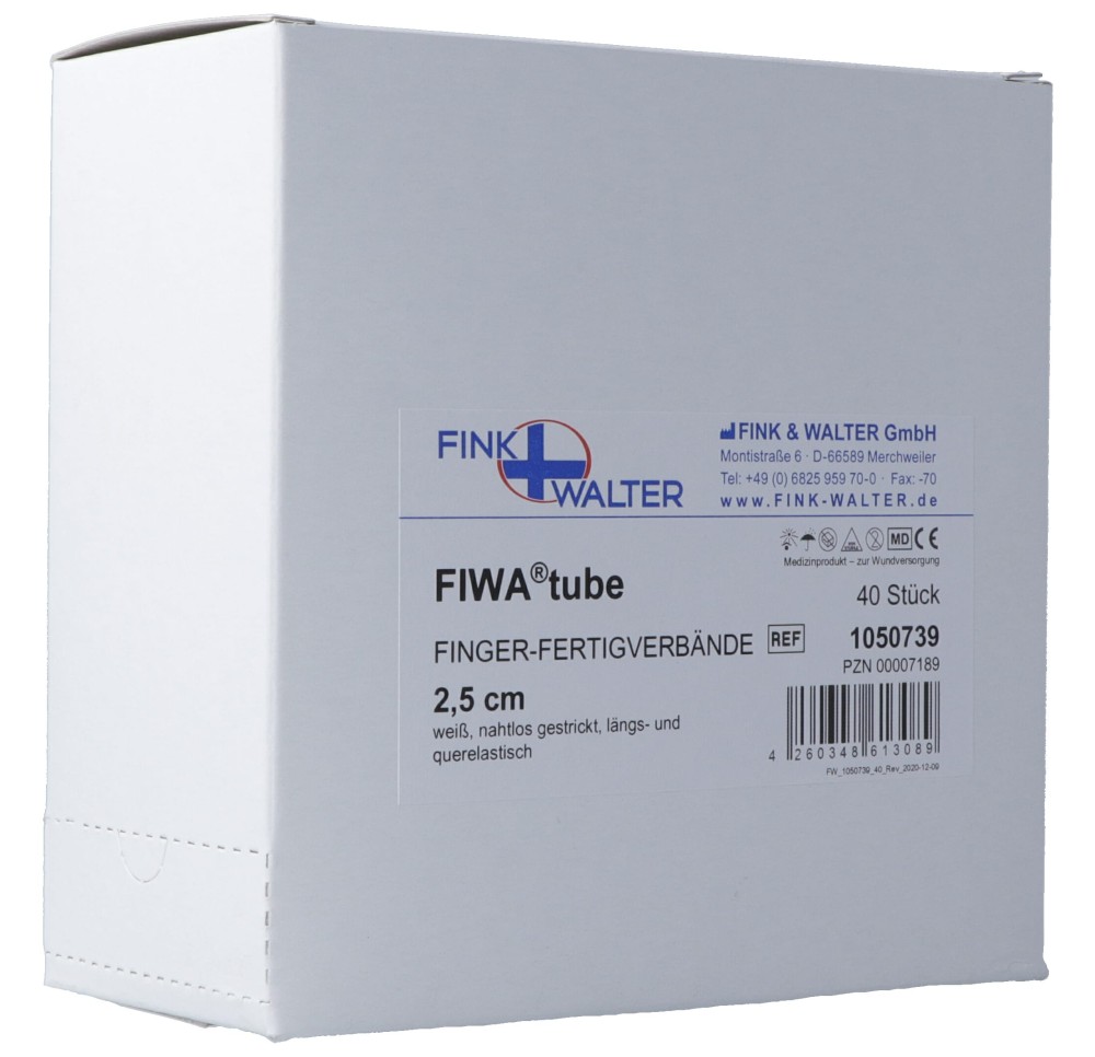 FIWA tube pansement pour doigts 2.5cm 40 pce
