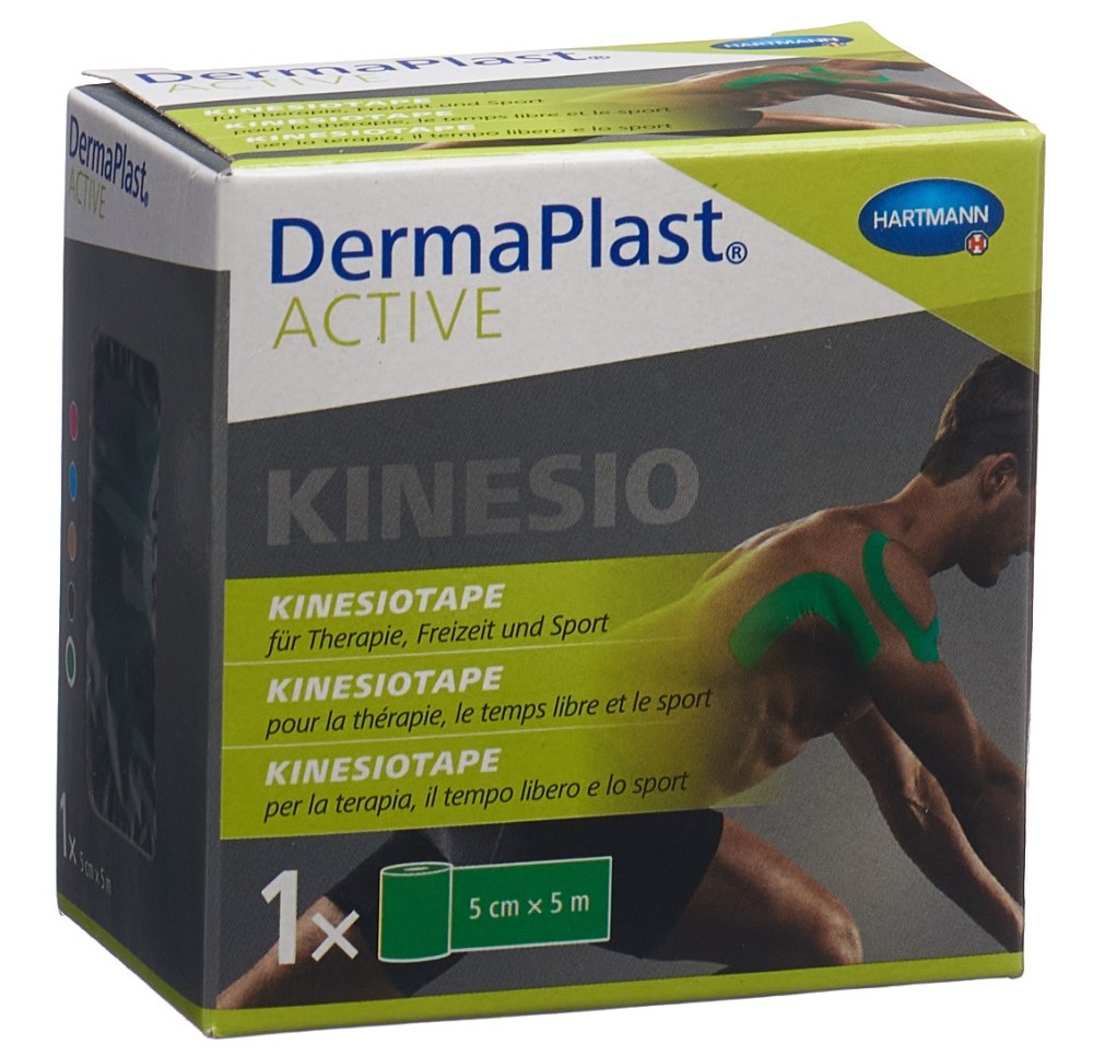 DERMAPLAST Active Kinesiotape 5cmx5m vert