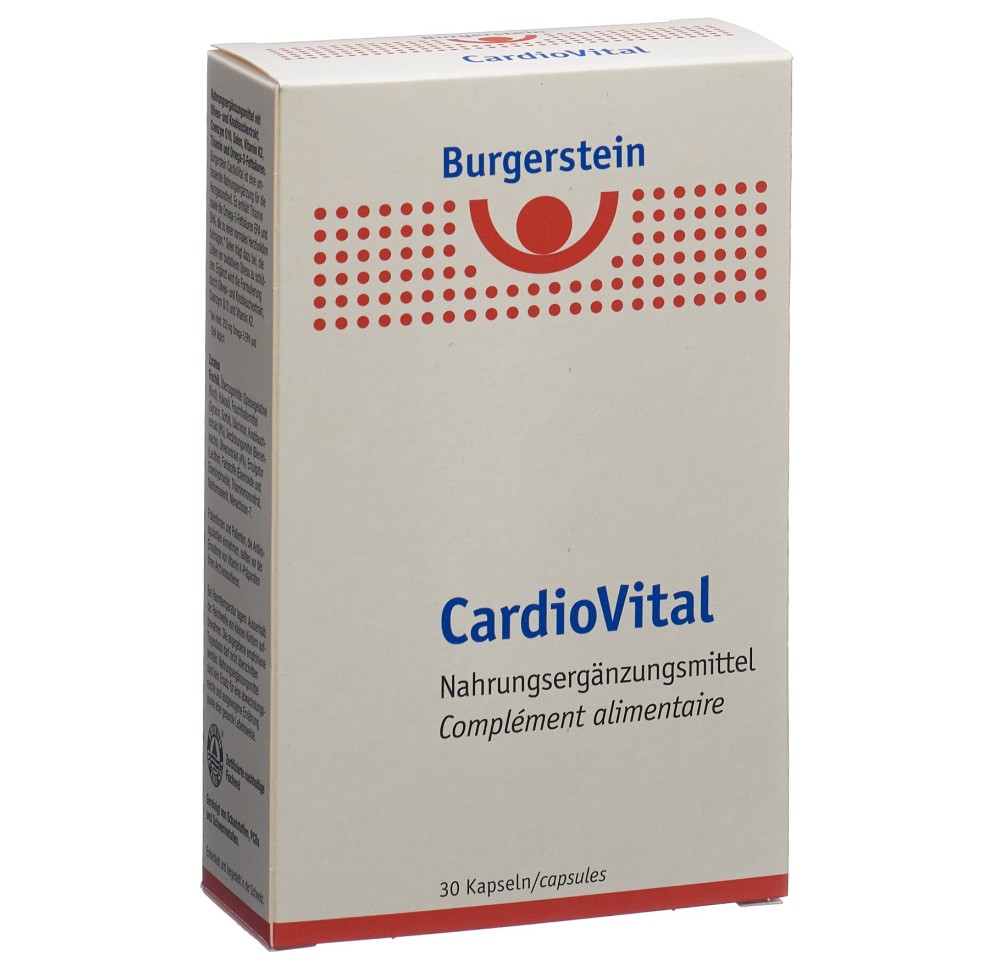 BURGERSTEIN CardioVital caps 30 pce BURGERSTEIN CardioVital caps 30 pce