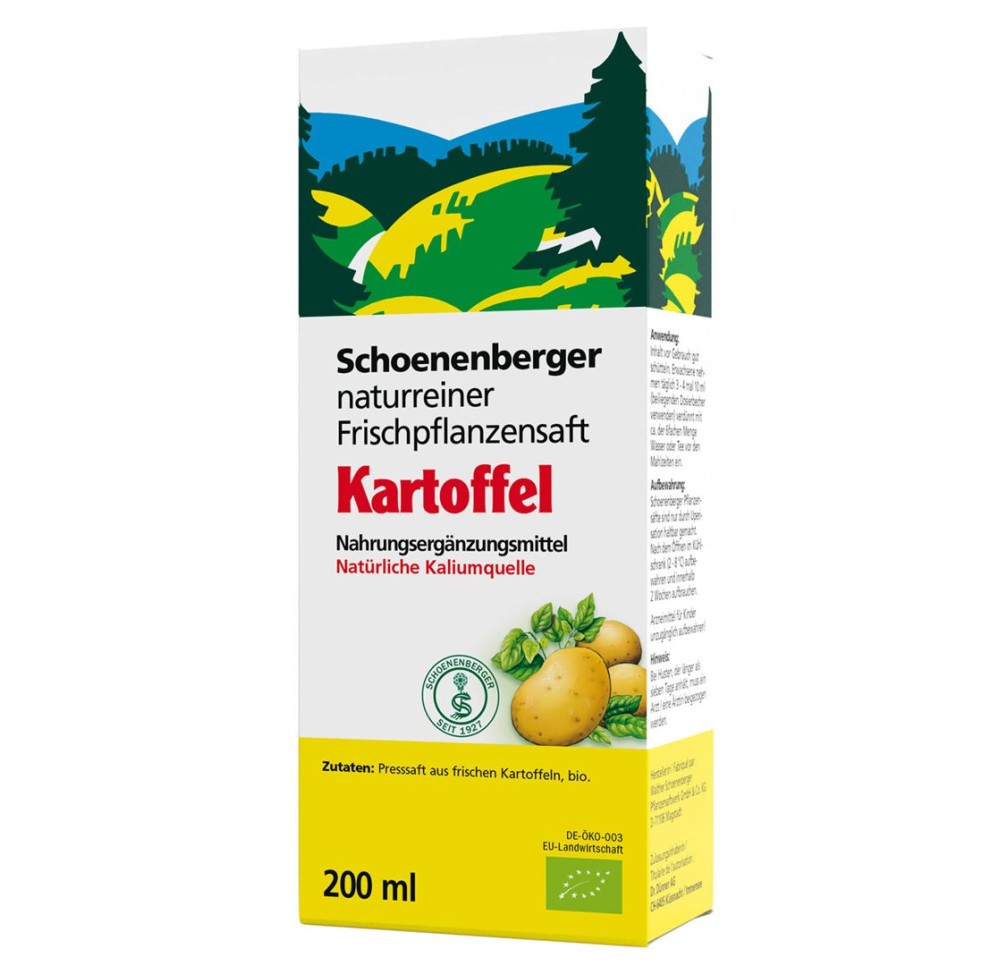 SCHOENENBERGER Pomme terre de plant fr bio 200 ml SCHOENENBERGER Pomme terre de plant fr bio 200 ml