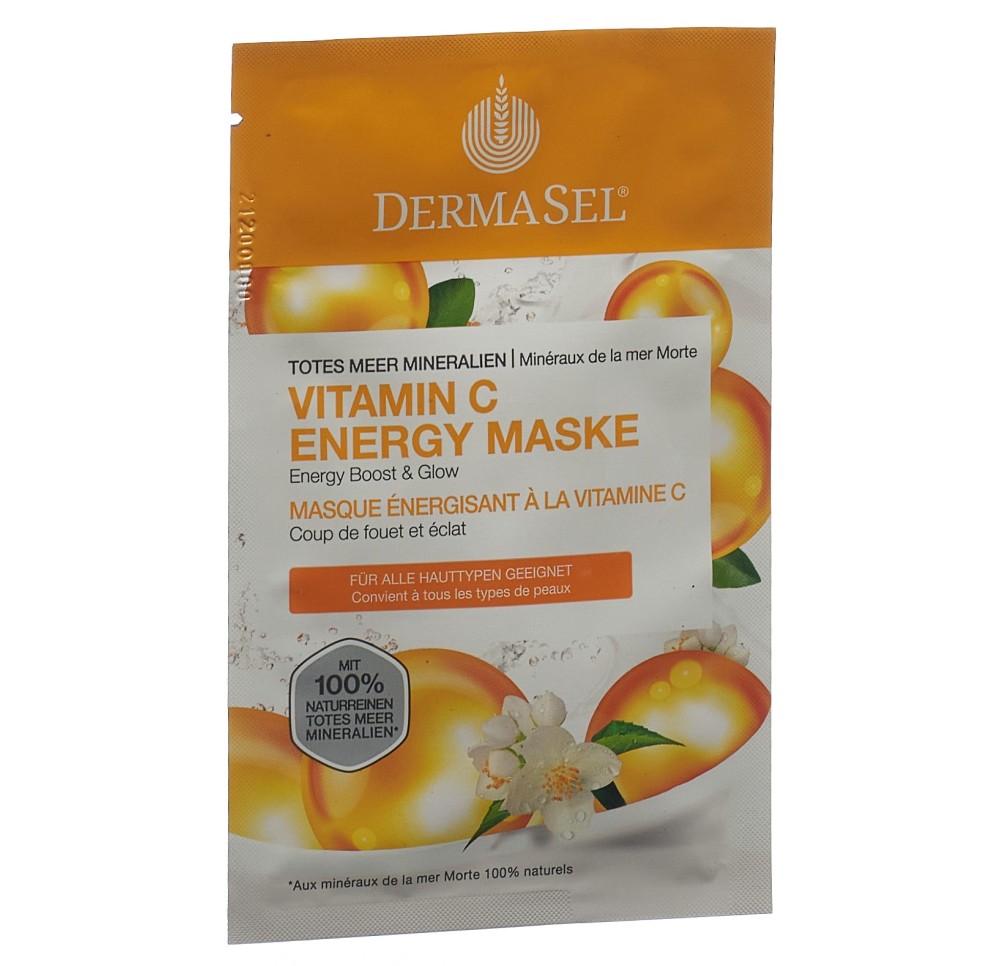DERMASEL masque vitamin c energy all/fr sach 12 ml DERMASEL masque vitamin c energy all/fr sach 12 ml