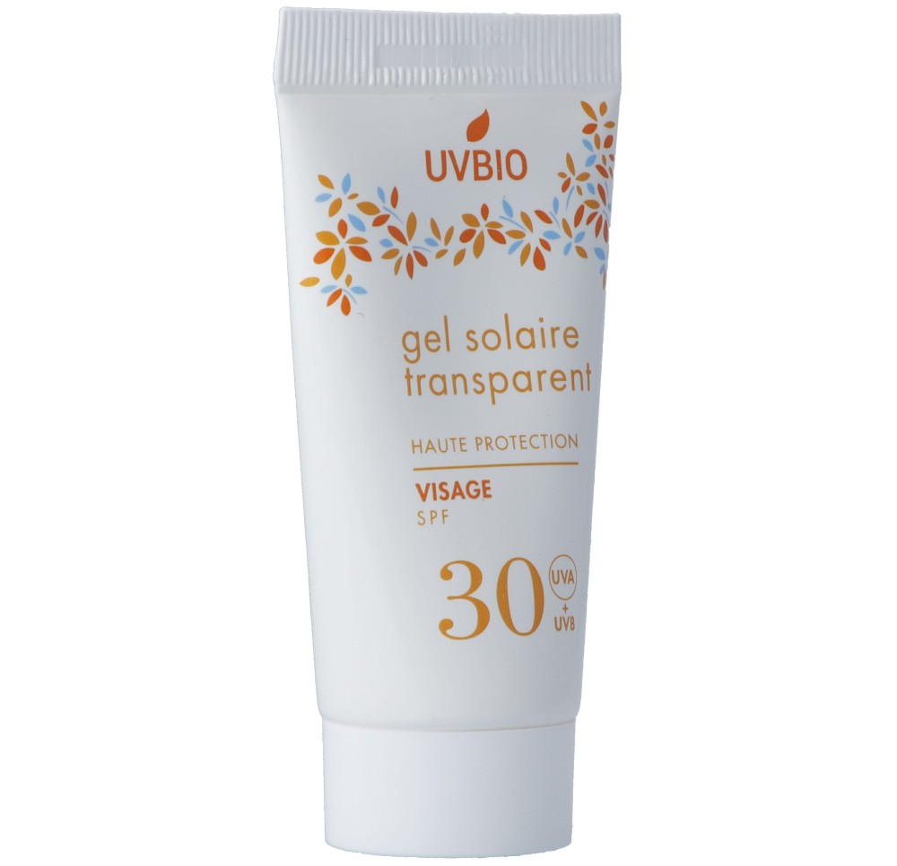 UVBIO Gel solaire SPF30 tb 30 ml