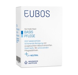 EUBOS savon solide non parfumé bleu (nv) 125 g