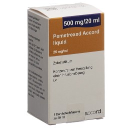 PEMETREXED Accord liquid 500 mg/20ml flac