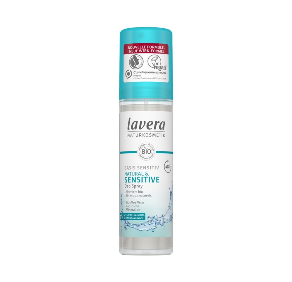 LAVERA déo spray basis sensitiv Nat & SENS 75 ml