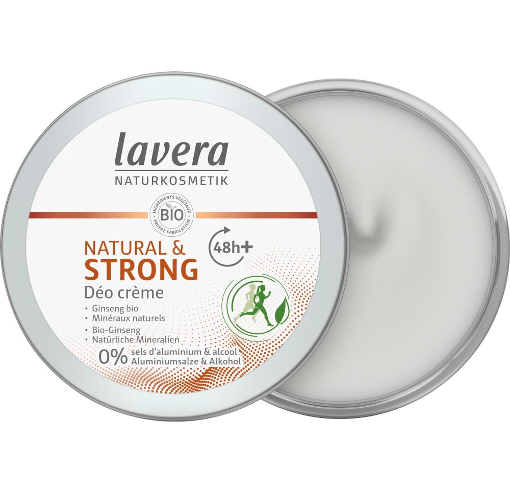 LAVERA déo crème Natural & STRONG bte 50 ml