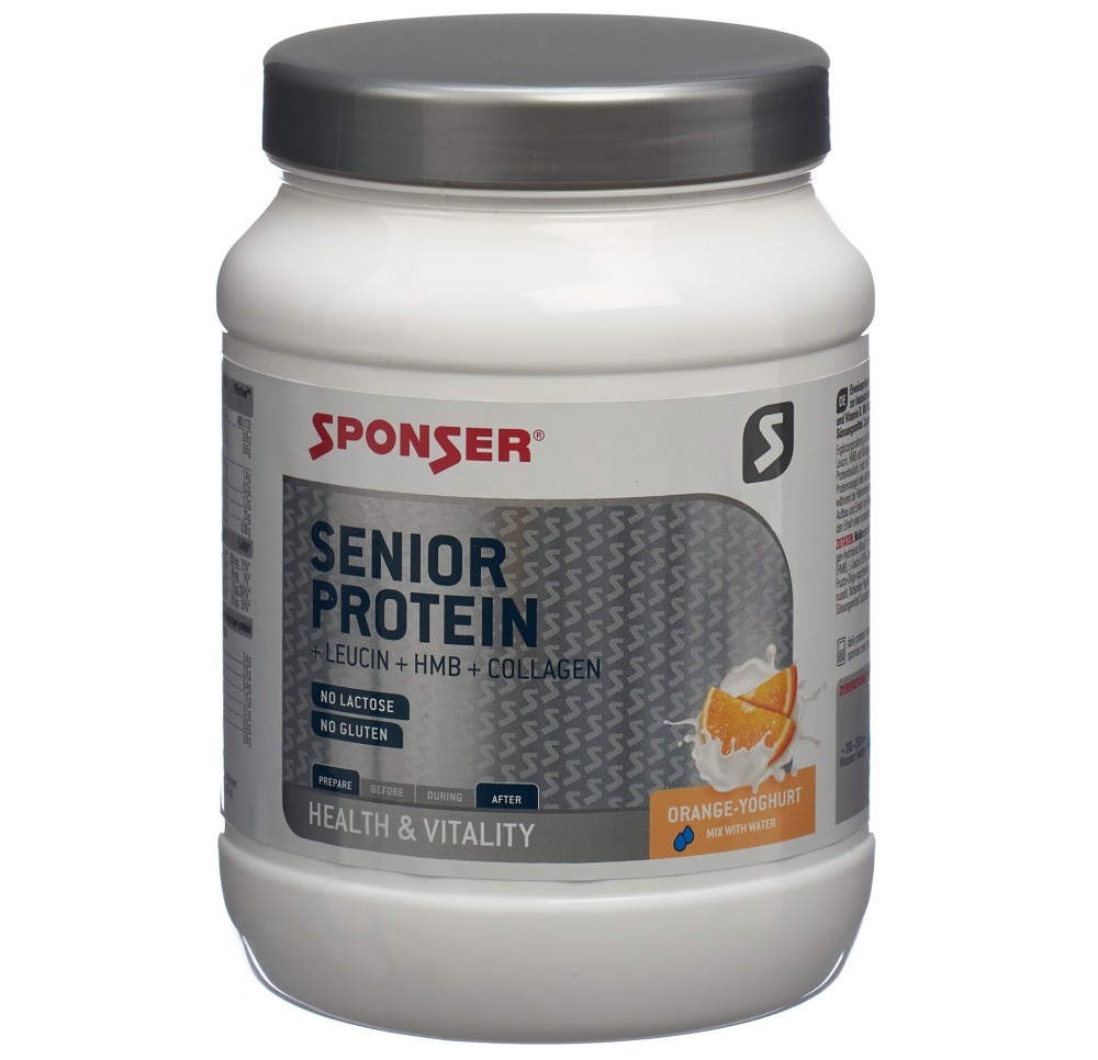 SPONSER Senior Protein pdr Orange Yoghurt 455 g SPONSER Senior Protein pdr Orange Yoghurt 455 g