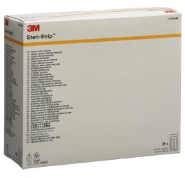 3M STERI STRIP 25x125mm blanc renfor n 25 x 4 pce