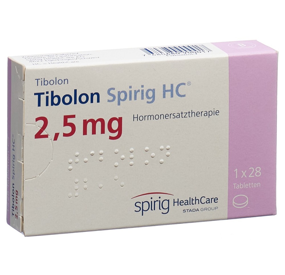 TIBOLONE Spirig HC cpr 2.5 mg 28 pce TIBOLONE Spirig HC cpr 2.5 mg 28 pce