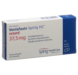 VENLAFAXINE Spirig HC caps ret 37.5 mg 10 pce