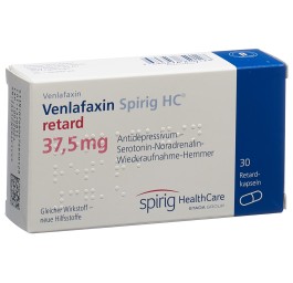 VENLAFAXINE Spirig HC caps ret 37.5 mg 30 pce