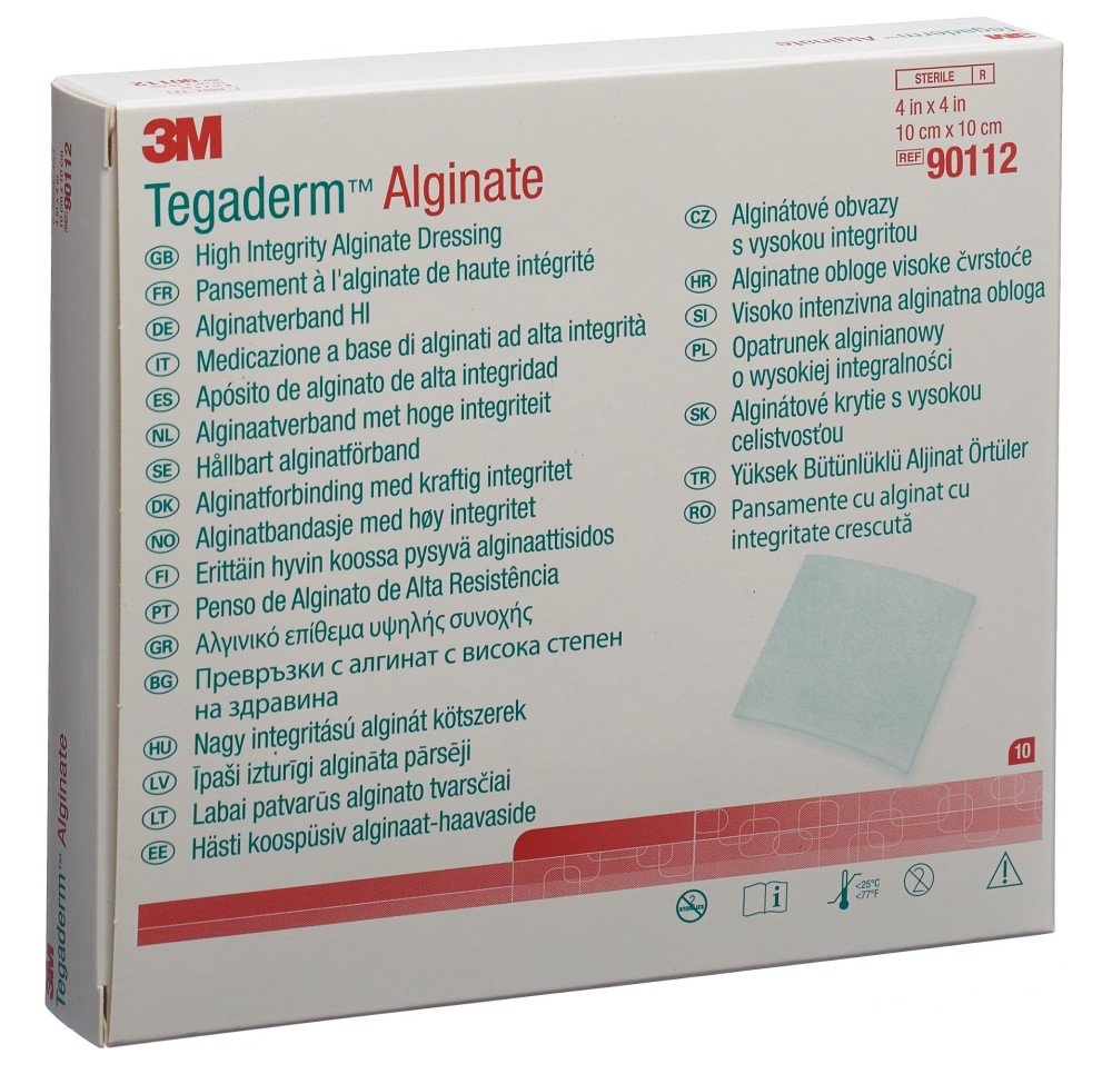 3M TEGADERM ALGINATE compresse 10x10cm 10 pce