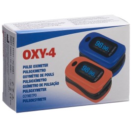 GIMA Oxymètre de pouls bleu OXY-4