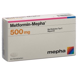 METFORMIN Mepha cpr pell 500 mg 60 pce