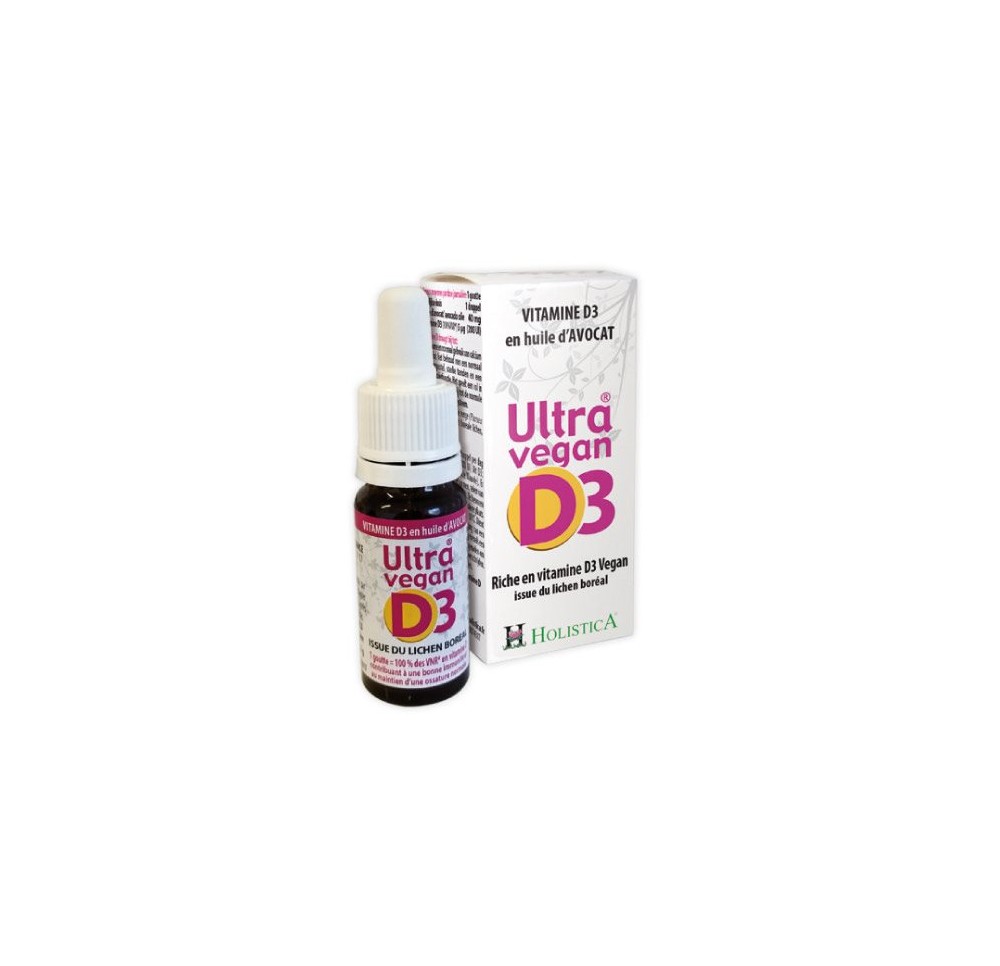 HOLISTICA Ultra Vegan D3 liq fl 8 ml HOLISTICA Ultra Vegan D3 liq fl 8 ml