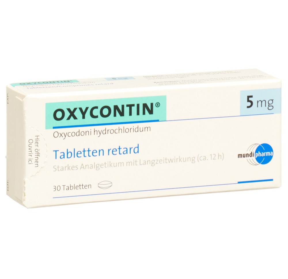 OXYCONTIN cpr ret 5 mg 30 pce