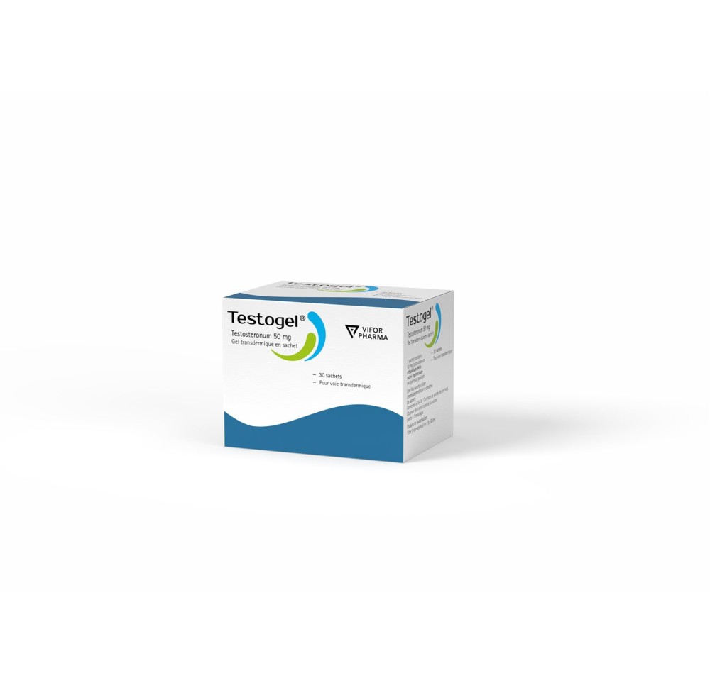 TESTOGEL gel 50 mg/5g 30 sach 5 g TESTOGEL gel 50 mg/5g 30 sach 5 g
