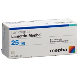 LAMOTRIN Mepha cpr disp 25 mg 60 pce