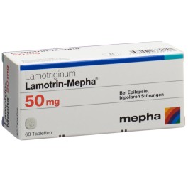 LAMOTRIN Mepha cpr disp 50 mg 60 pce