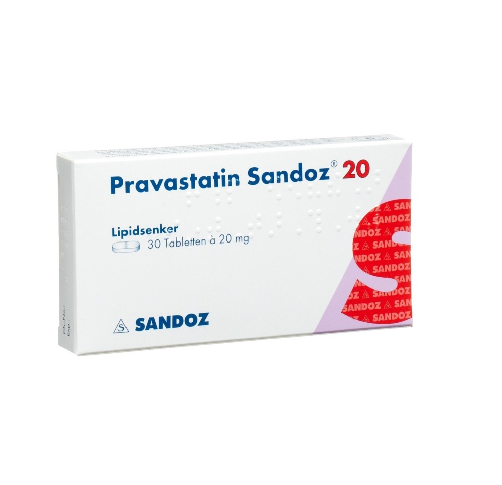 PRAVASTATINE Sandoz cpr 20 mg 30 pce PRAVASTATINE Sandoz cpr 20 mg 30 pce