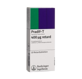 PRADIF T cpr ret 400 mcg 10 pce