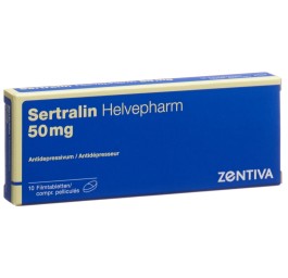 SERTRALINE Helvepharm cpr pell 50 mg 10 pce