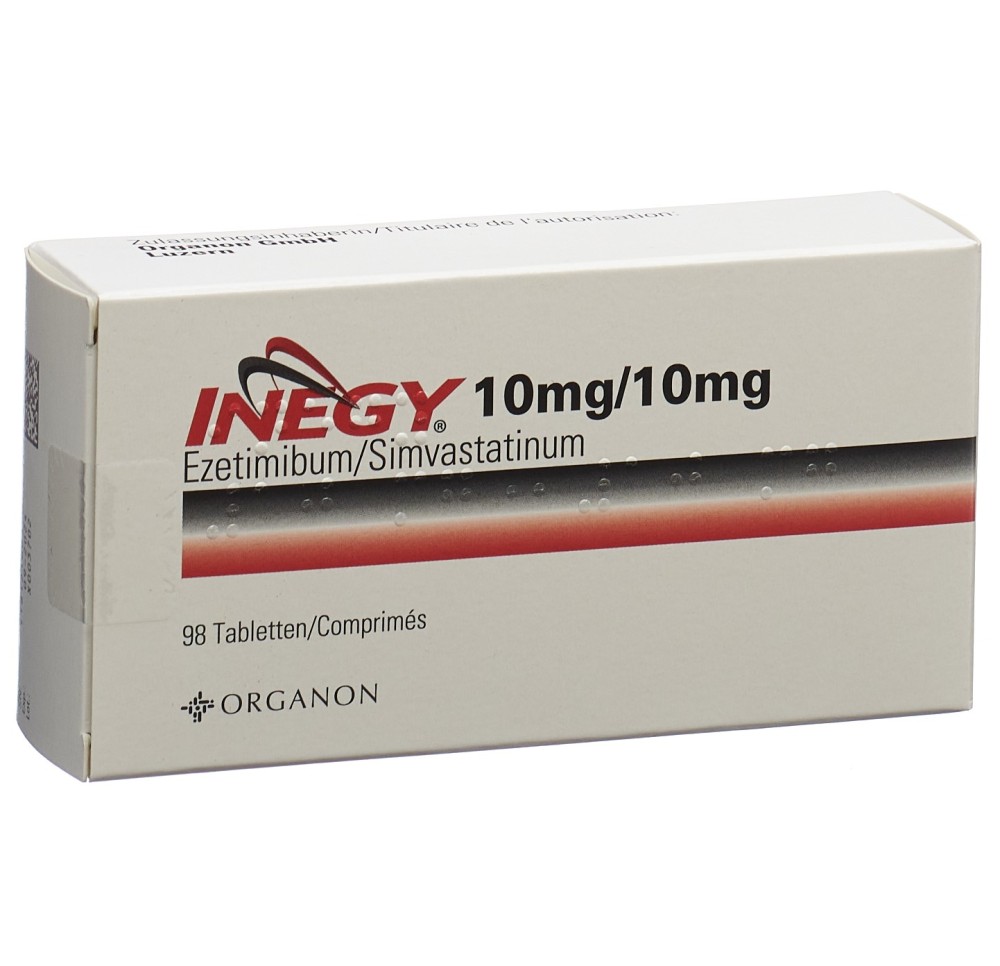 INEGY cpr 10/10 mg 98 pce INEGY cpr 10/10 mg 98 pce
