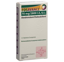 FOSAVANCE comprimés hebdomadaires 70/2800 12 pce