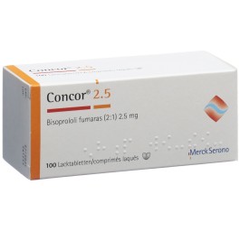 CONCOR cpr pell 2.5 mg 100 pce