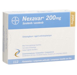 NEXAVAR cpr pell 200 mg 112 pce
