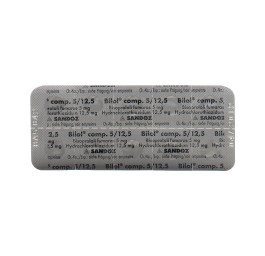 BILOL comp cpr pell 5/12.5 mg 100 pce