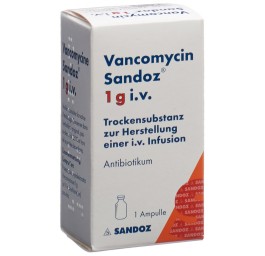 VANCOMYCINE Sandoz subst sèche 1 g i.v. flac