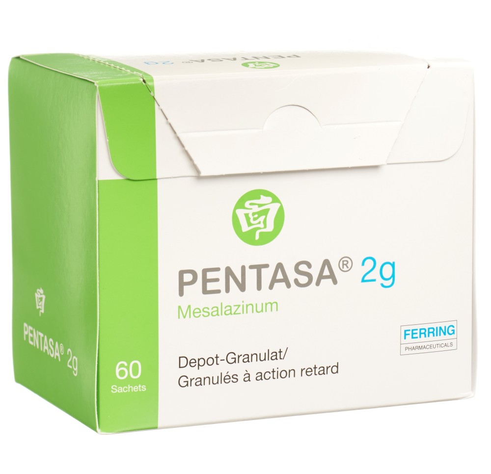 PENTASA gran dépôt 2 g sach 60 pce